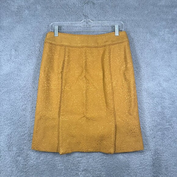 [BANANA‎ REPUBLIC] Mustard yellow gold pencil skirt - Picture 3 of 12